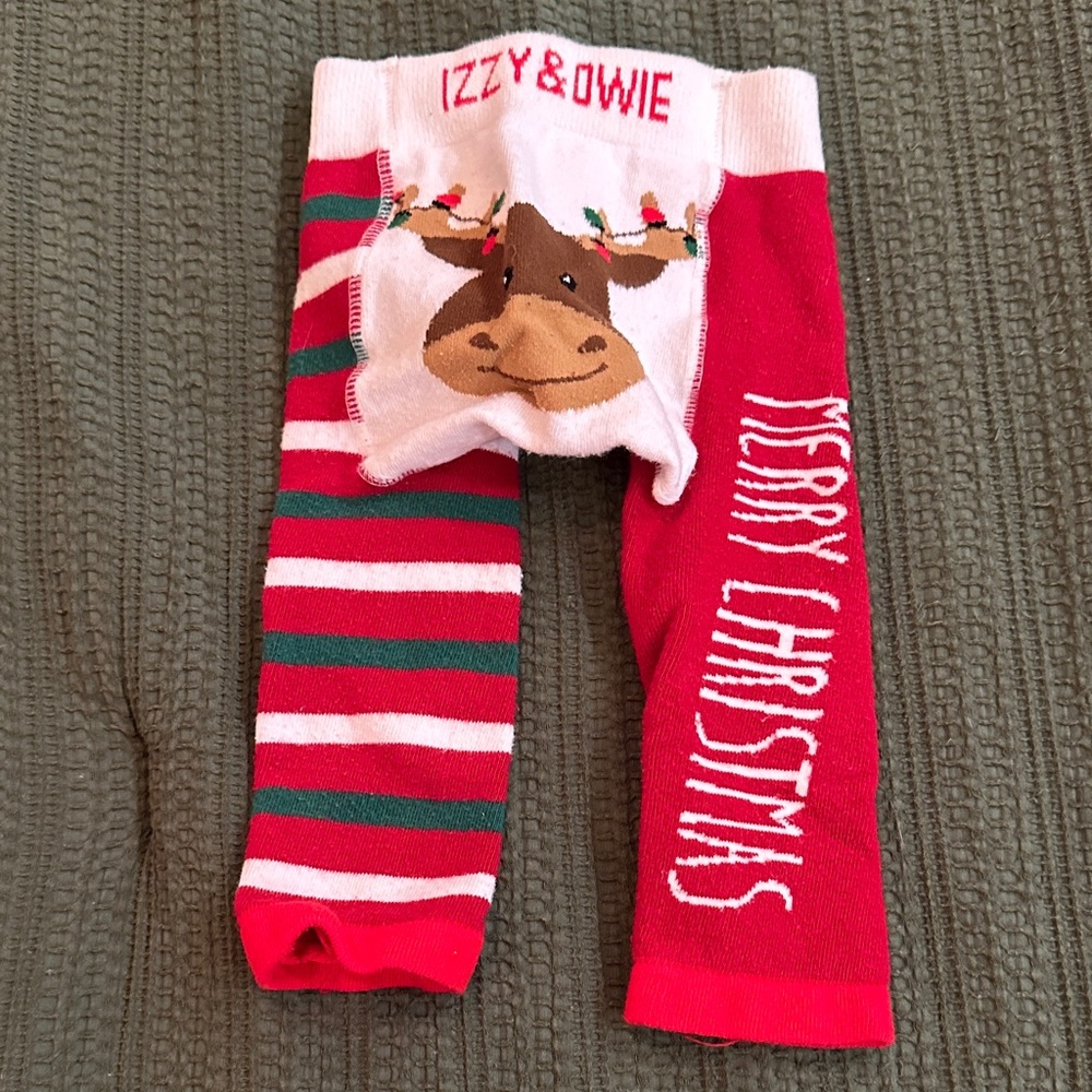 Izzy & Owie Christmas Pants, 6-12m